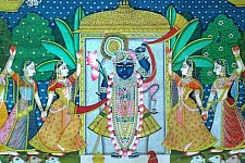 Sharad Poornima . Fine work ~ { 3X4 Feet }